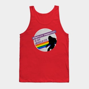 Gay Pride Bigfoot Tank Top